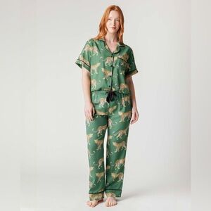 Katie Kime Cheetahs Pajama Pant Set